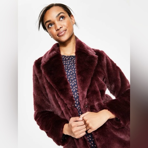 Boden Boxgrove Faux Fur Coat• NWT • 6 - Picture 4 of 12